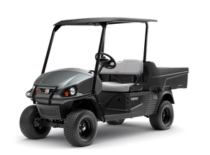 Hauler PRO - X Push the limits of the day with the lifted suspension of the Hauler® PRO - X, exclusively offered in ELiTE® lithium battery technology. - Chief Cart Inc.