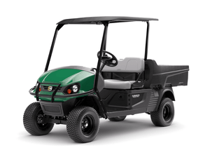 Hauler PRO - X Push the limits of the day with the lifted suspension of the Hauler® PRO - X, exclusively offered in ELiTE® lithium battery technology. - Chief Cart Inc.