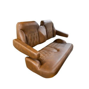 Luxury Seats Front Back - Midnight Black - Chief Cart Inc.