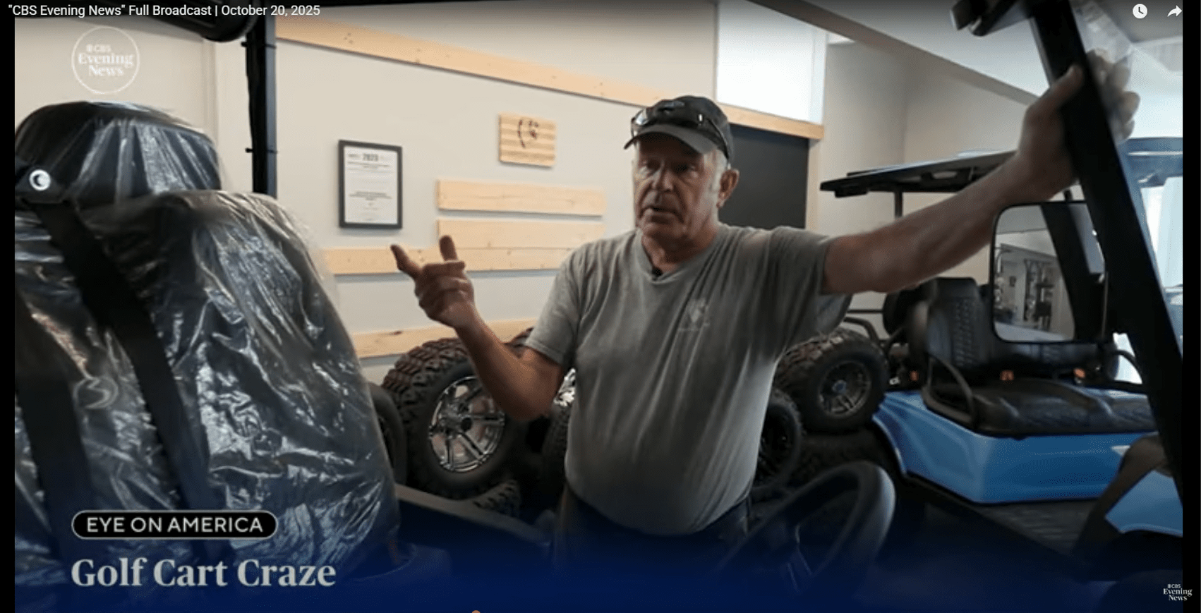 Michigan’s Golf Cart Craze | Chief Cart Inc. & CBS News - Chief Cart Inc.