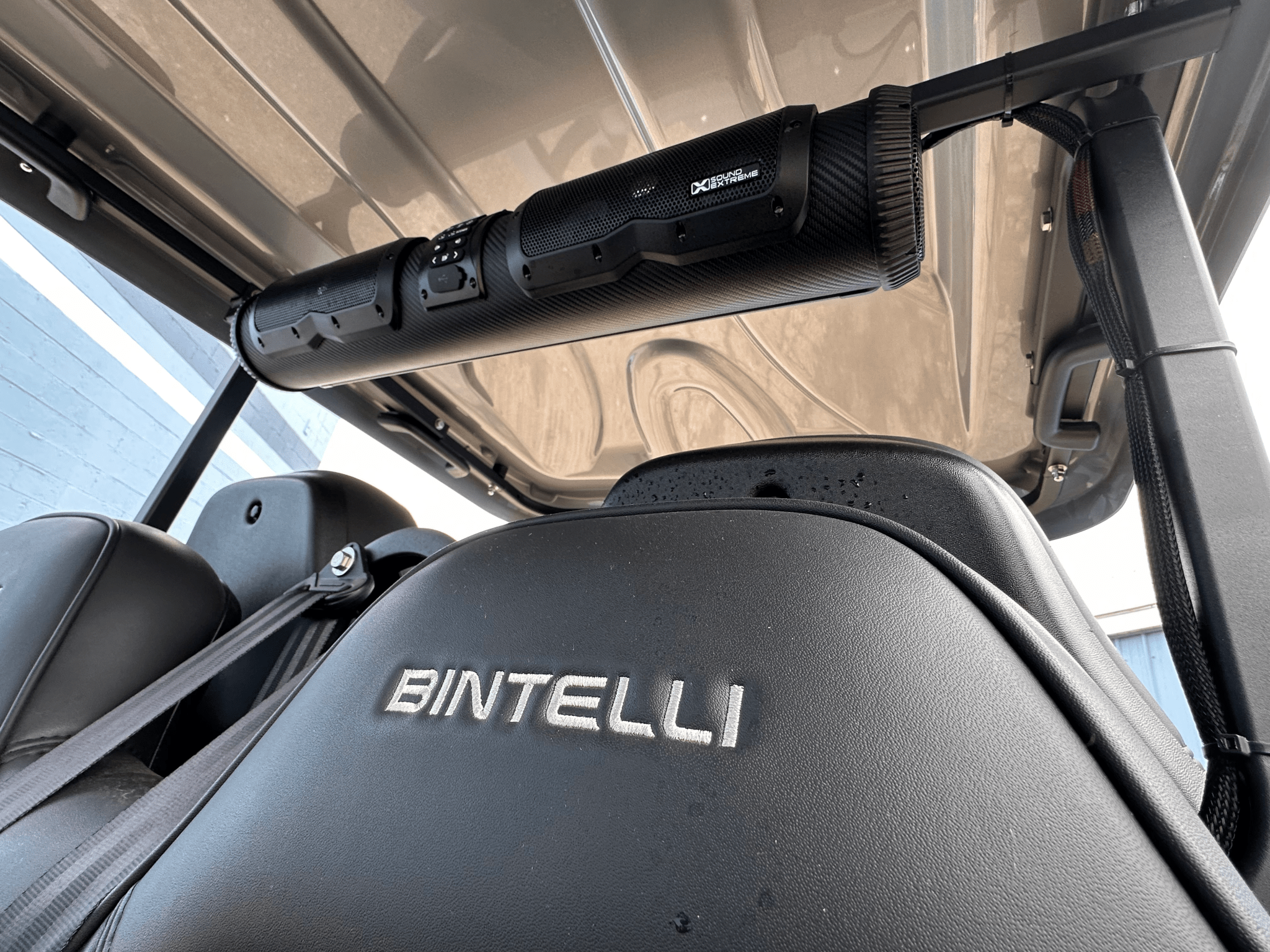 Bintelli Beyond Lifted Ruff Terrain 6 Seater with Windshield Wipers - Chief Cart Inc.