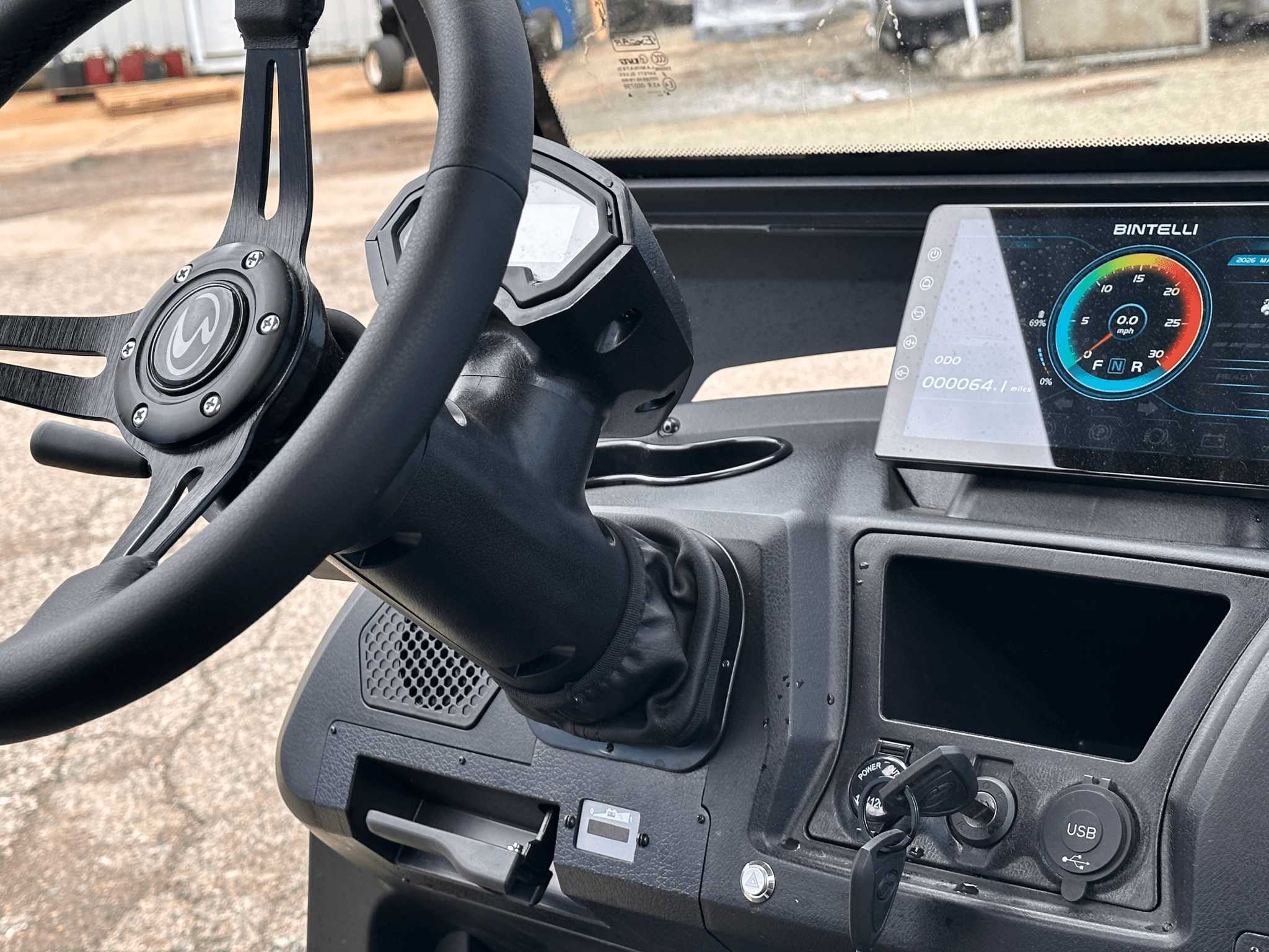 Bintelli Beyond Lifted Ruff Terrain 6 Seater with Windshield Wipers - Chief Cart Inc.