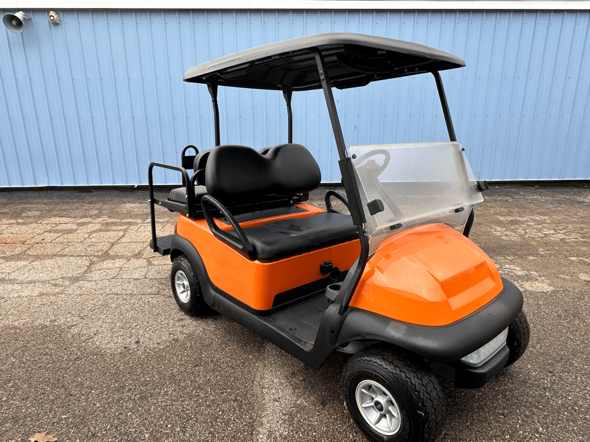 EZGO 4 Seater with Folding Utility Flat Bed - Chief Cart Inc.