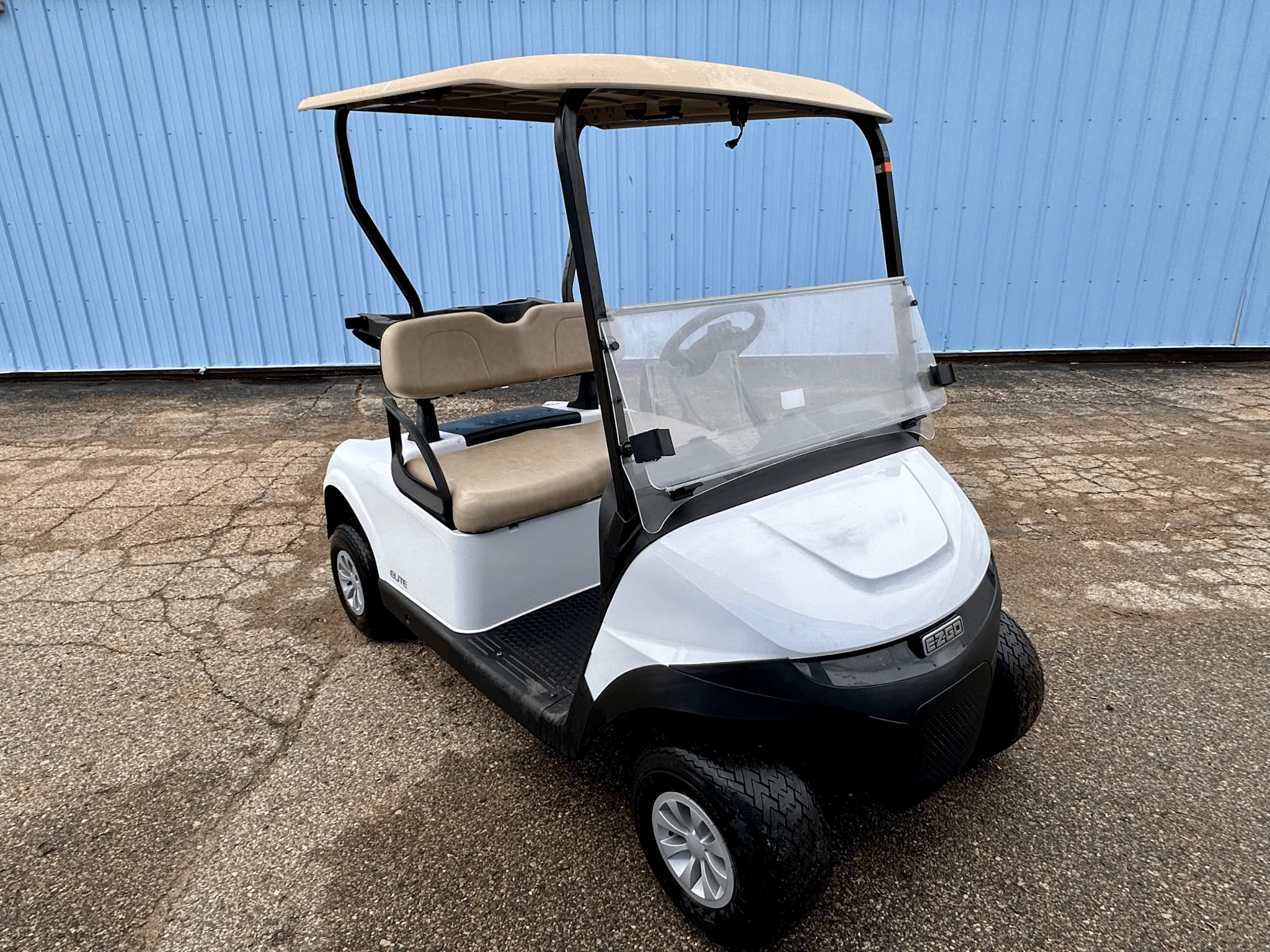 EZGO Golf Cart with Folding Windshield - Chief Cart Inc.