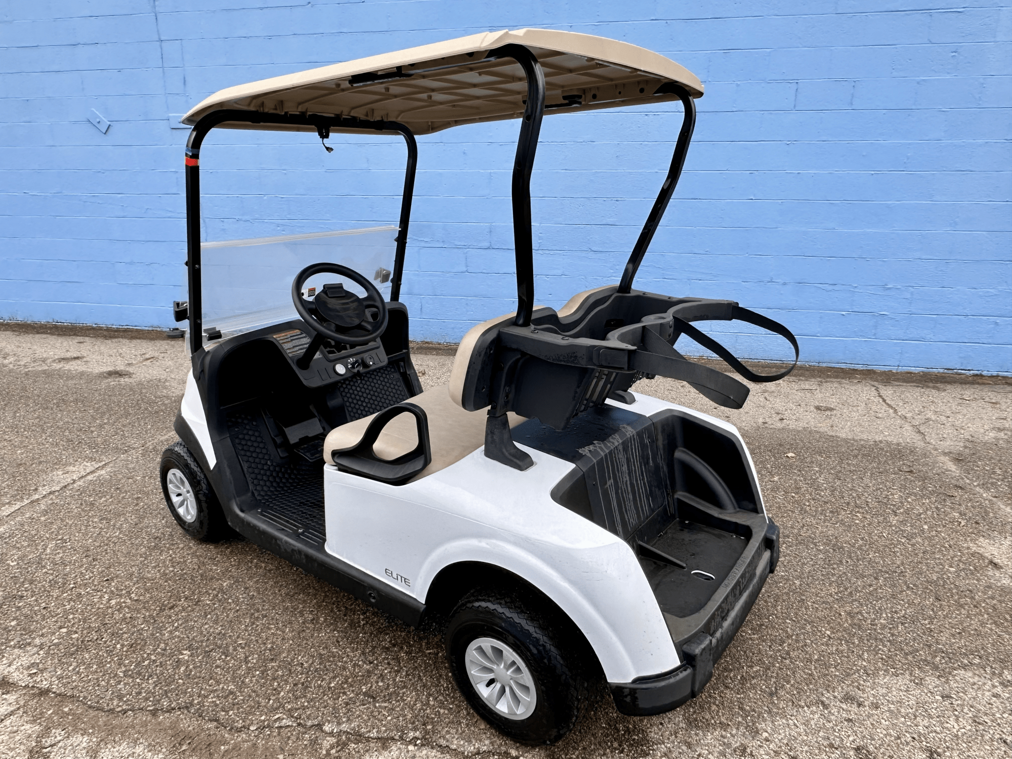EZGO Golf Cart with Folding Windshield - Chief Cart Inc.
