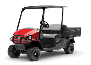E-Z-GO Hauler 1200 gas utility golf cart-Flaming Red