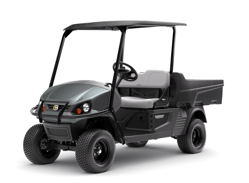 Hauler PRO - X Push the limits of the day with the lifted suspension of the Hauler® PRO - X, exclusively offered in ELiTE® lithium battery technology. - Chief Cart Inc.