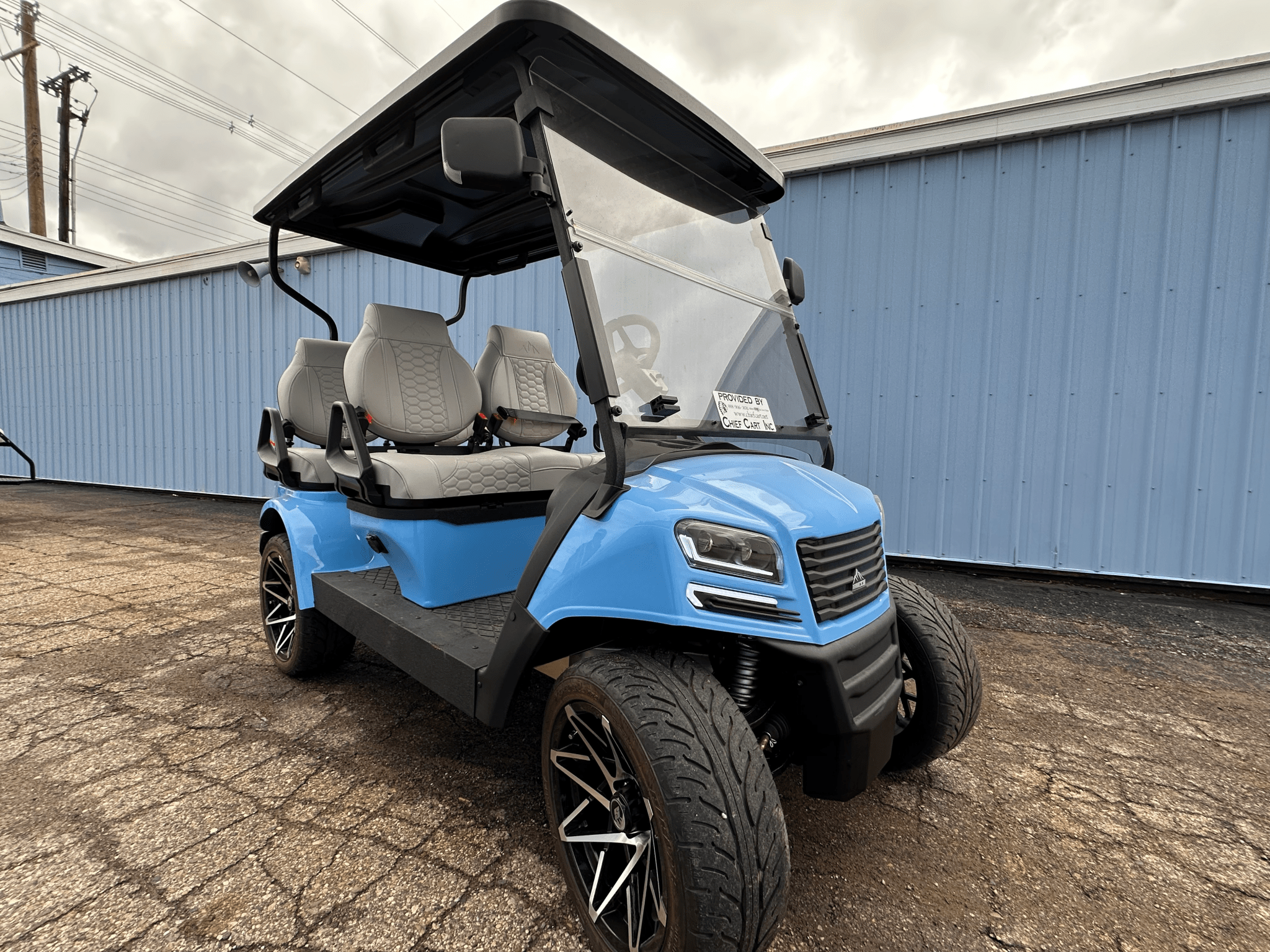 Ocean Blue Sierra 4 Seater - Chief Cart Inc.